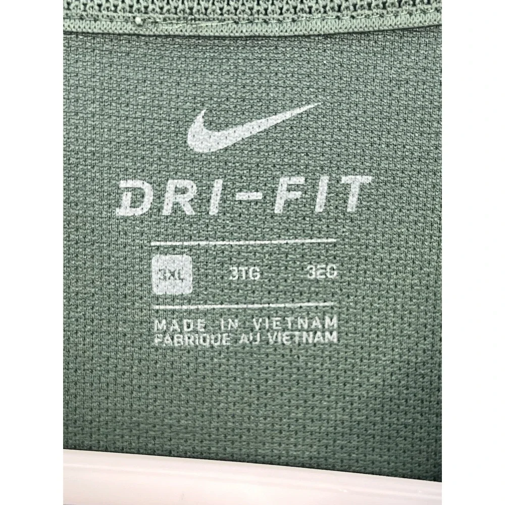 Nike‎ Michigan State Spartans Men's Polo Sz 3XL Green NCAA Shirt CN7854-330